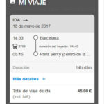 Barcelona a Paris en ouibus